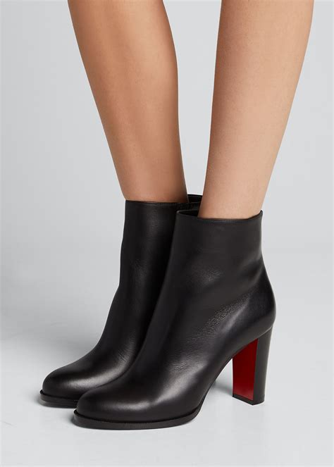 chunky louboutin heels|christian louboutin block heel boots.